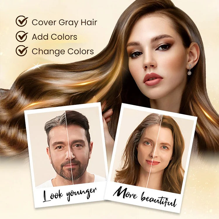 Herbal long lasting Hair Dye Shampoo – 100% Natural | Buy 1 Get 1 Free | Black Color