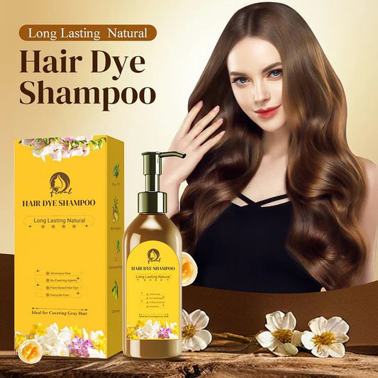 Herbal long lasting Hair Dye Shampoo – 100% Natural | Buy 1 Get 1 Free | Black Color
