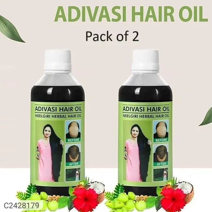 Adivasi  Herbal Hair Oil -Buy 1 Get 1 Free🎁
