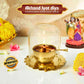 Brass Akhand Jyot Diya With Adjustable Bati Knob